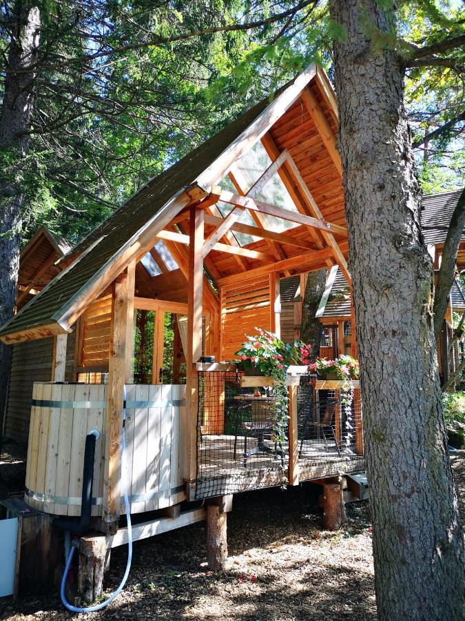 Готель Ribno Alpine Glamping Блед Екстер'єр фото