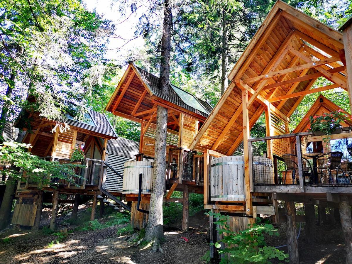 Готель Ribno Alpine Glamping Блед Екстер'єр фото