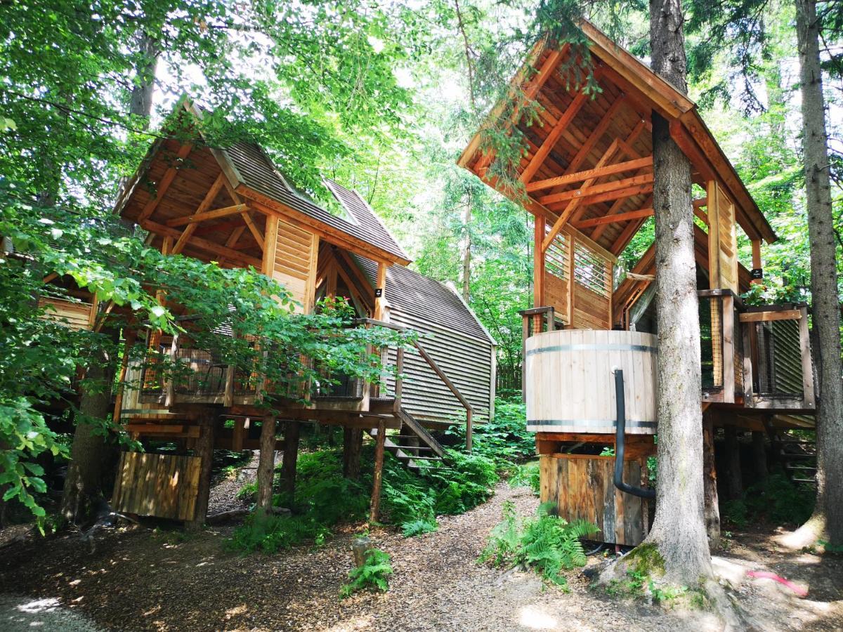 Готель Ribno Alpine Glamping Блед Екстер'єр фото