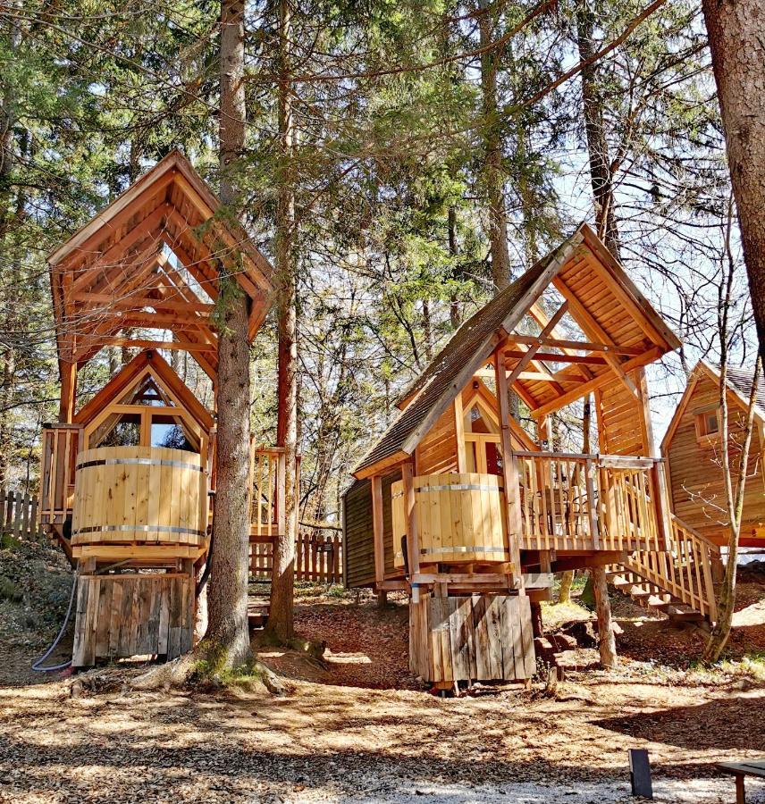 Готель Ribno Alpine Glamping Блед Екстер'єр фото