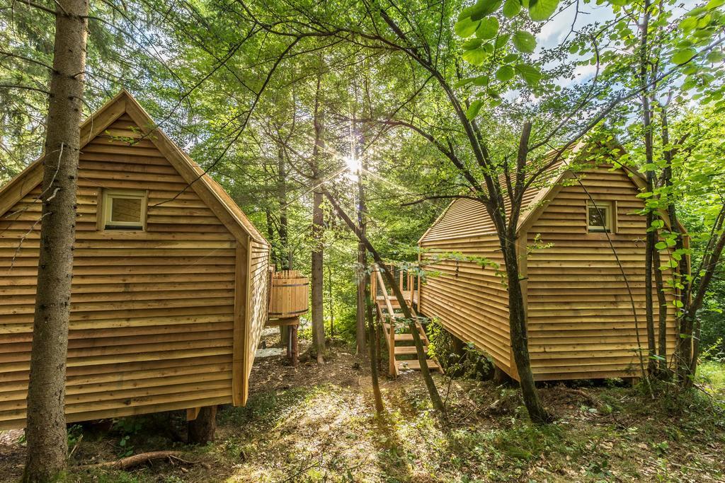 Готель Ribno Alpine Glamping Блед Екстер'єр фото